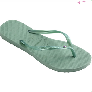 Slim Crystal SW II Flip Flops